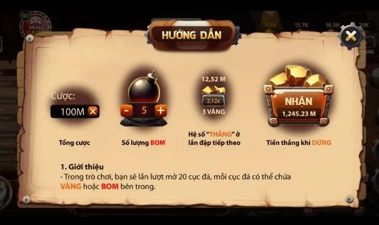 Hướng dẫn chơi game nhanh Cut Stone Tại Sclub88